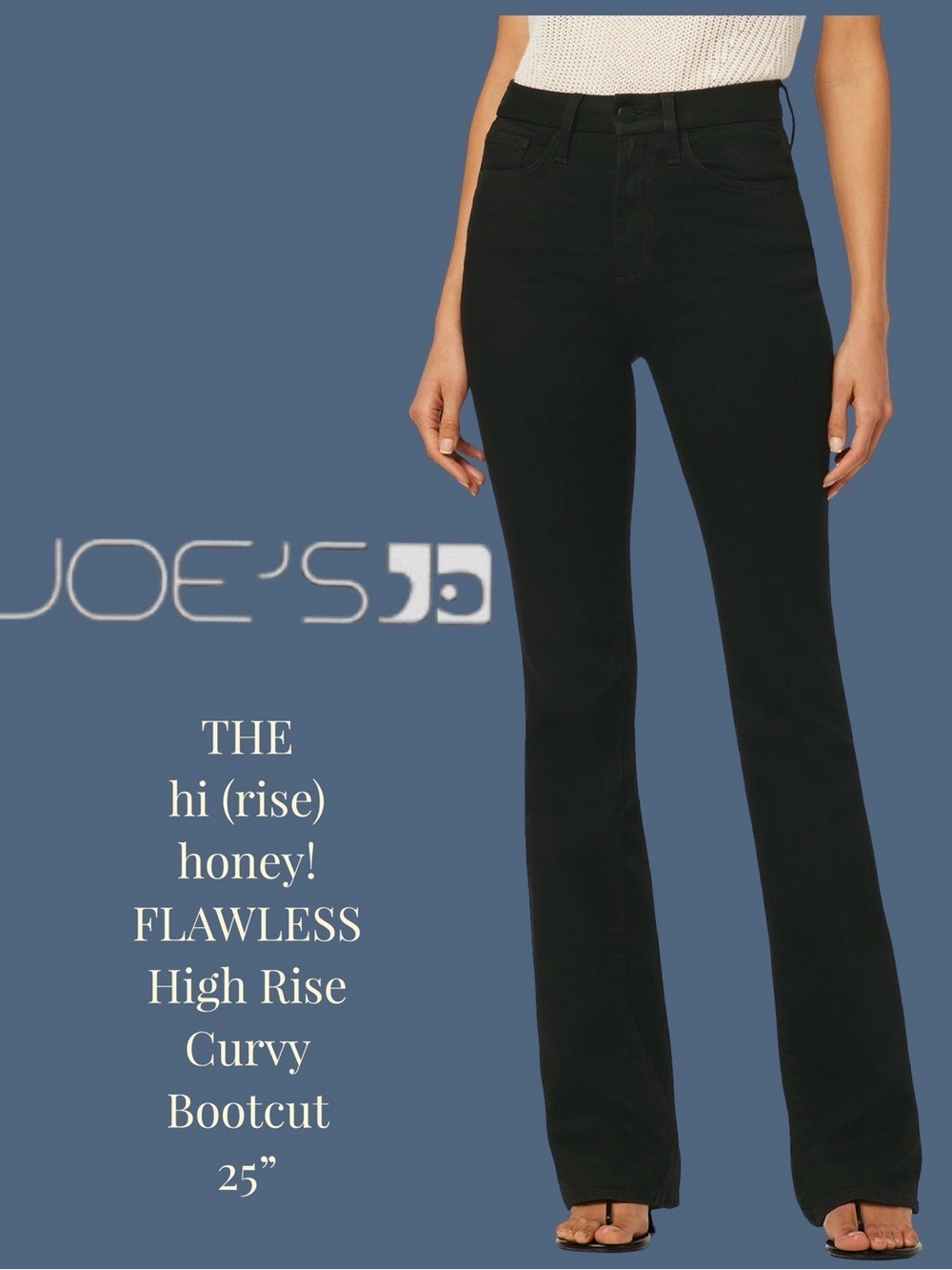 Joe’s Jeans (size 25) Flawless Hi Honey High Rise Curvy Bootcut Jeans NWT $198